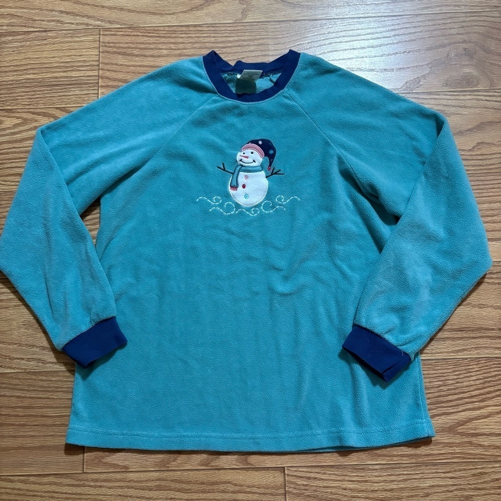 Vintage Snowman Shirt Small